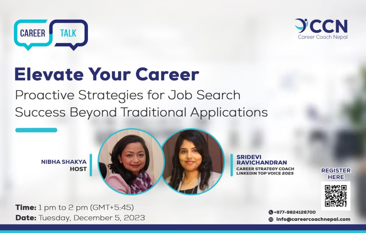 Invitation: Webinar on "Proactive Strategies for Job Search"